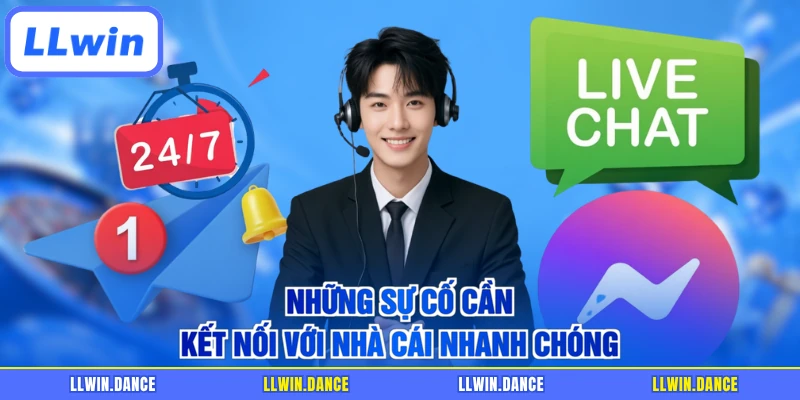 Những sự cố cần kết nối với nhà cái nhanh chóng