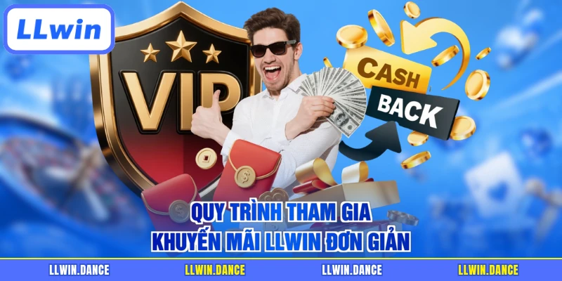 Quy trình tham gia khuyến mãi LLWIN đơn giản